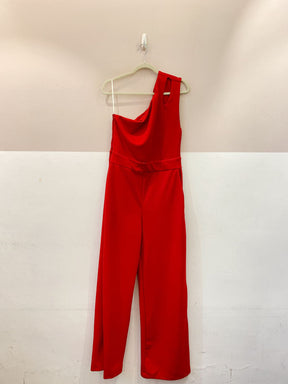 Macacão vermelho crepe AHA G