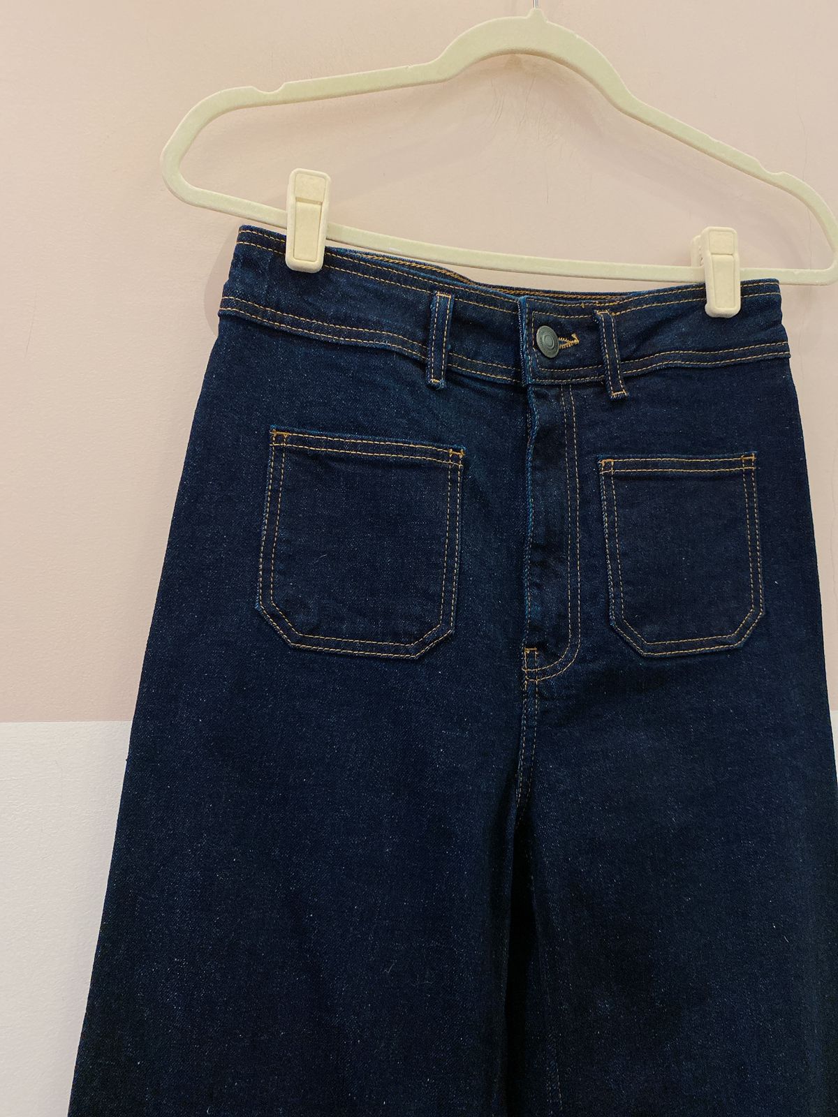 Calça jeans escura Zara 36