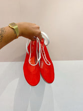 Sapatilha tule vermelha c/ branco Pitta + Lo de Lui 34